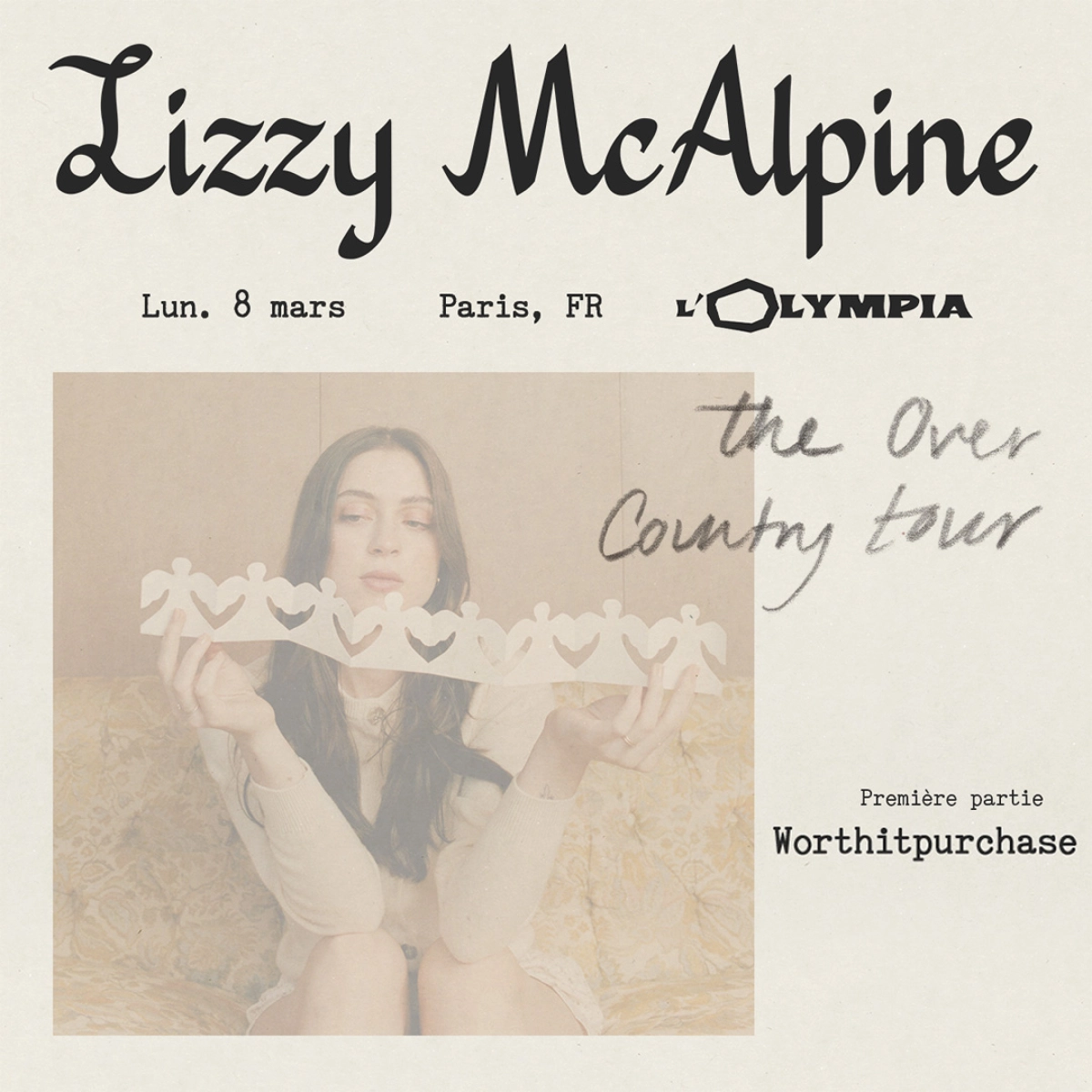 Billets Lizzy McAlpine (Olympia - Paris)