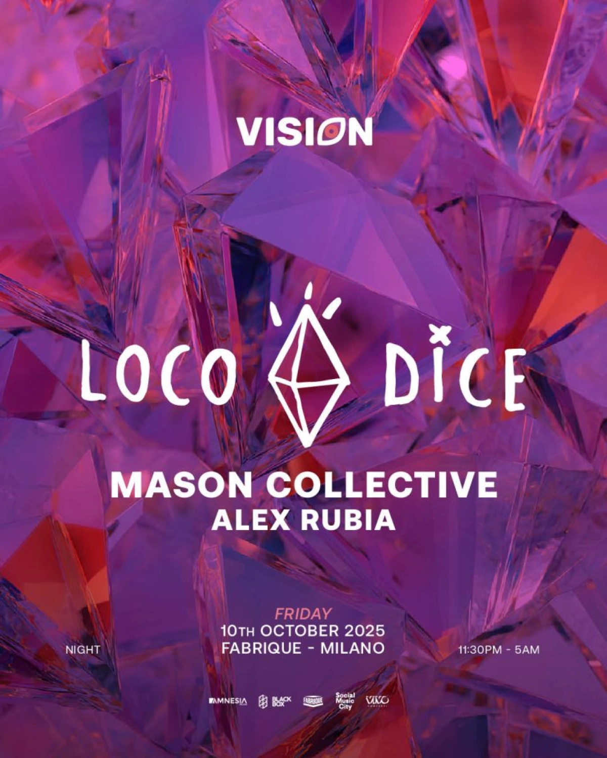 Billets Loco Dice - Mason Collective (Fabrique Milano - Milan)
