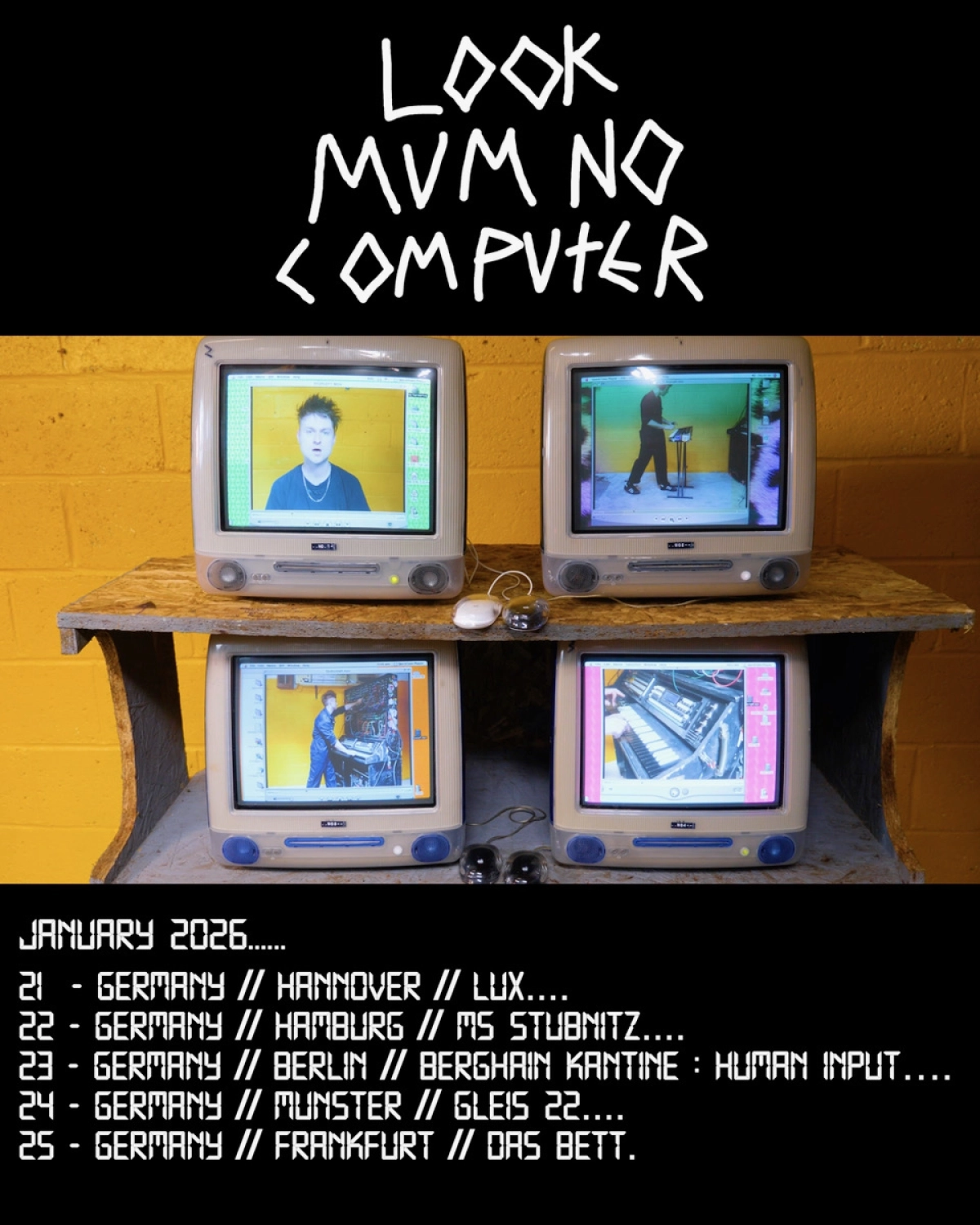 Look Mum No Computer al MS Stubnitz Tickets