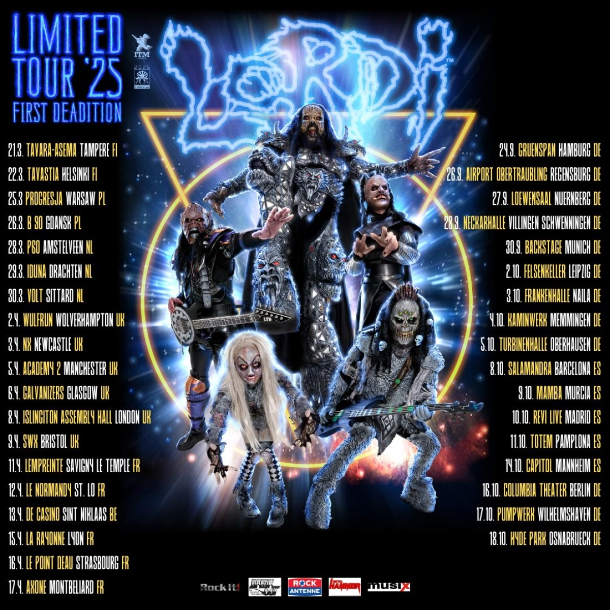 Billets Lordi (Mamba - Murcie)