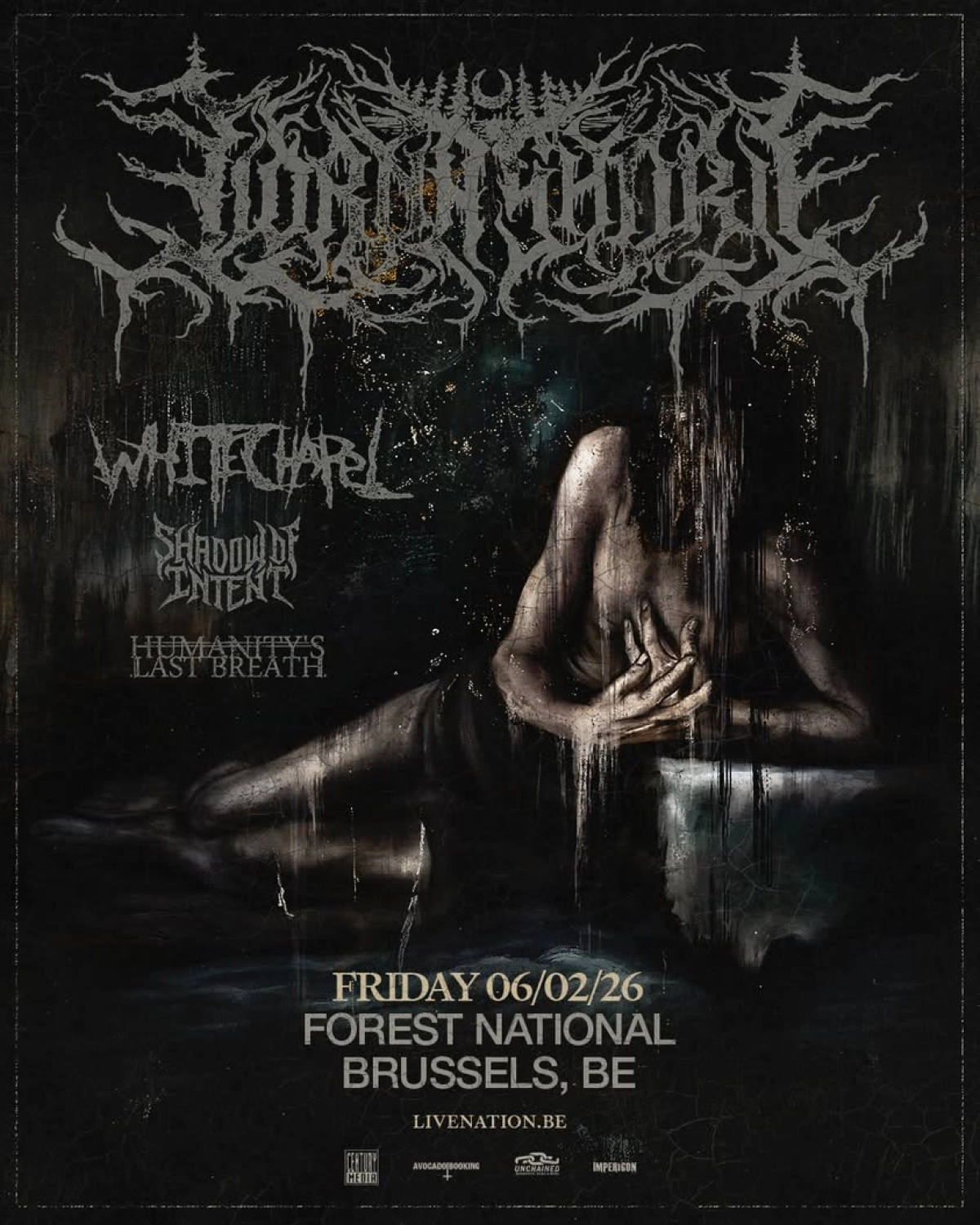 Billets Lorna Shore (Forest National - Bruxelles)