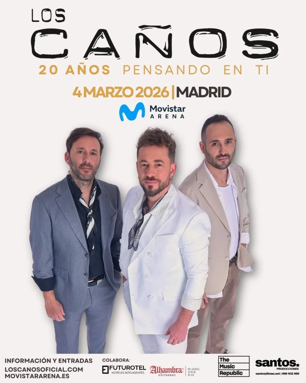 Los Canos en Movistar Arena Madrid Tickets