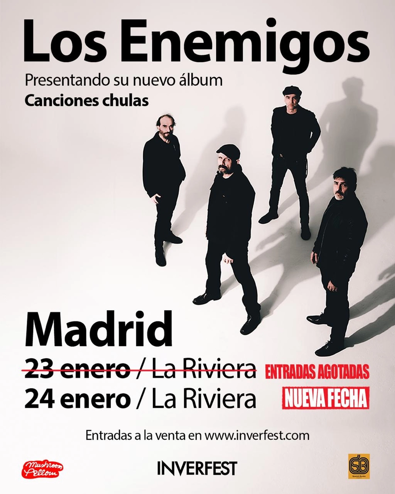 Billets Los Enemigos (La Riviera - Madrid)