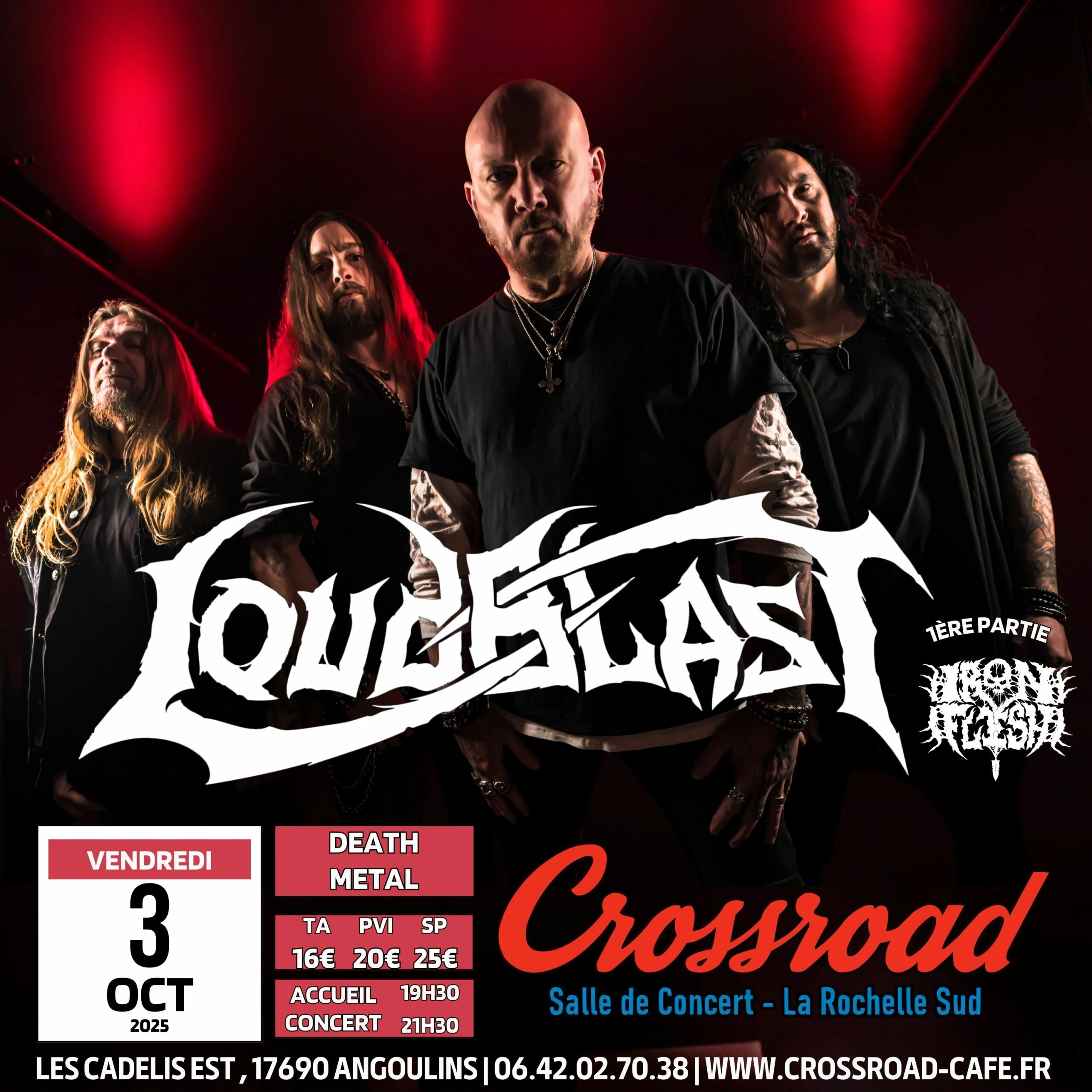 Billets Loudblast (Crossroad - La Rochelle)