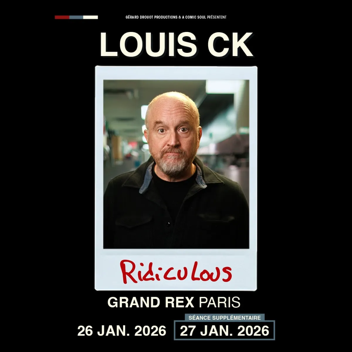 Billets Louis C.K. (Le Grand Rex - Paris)