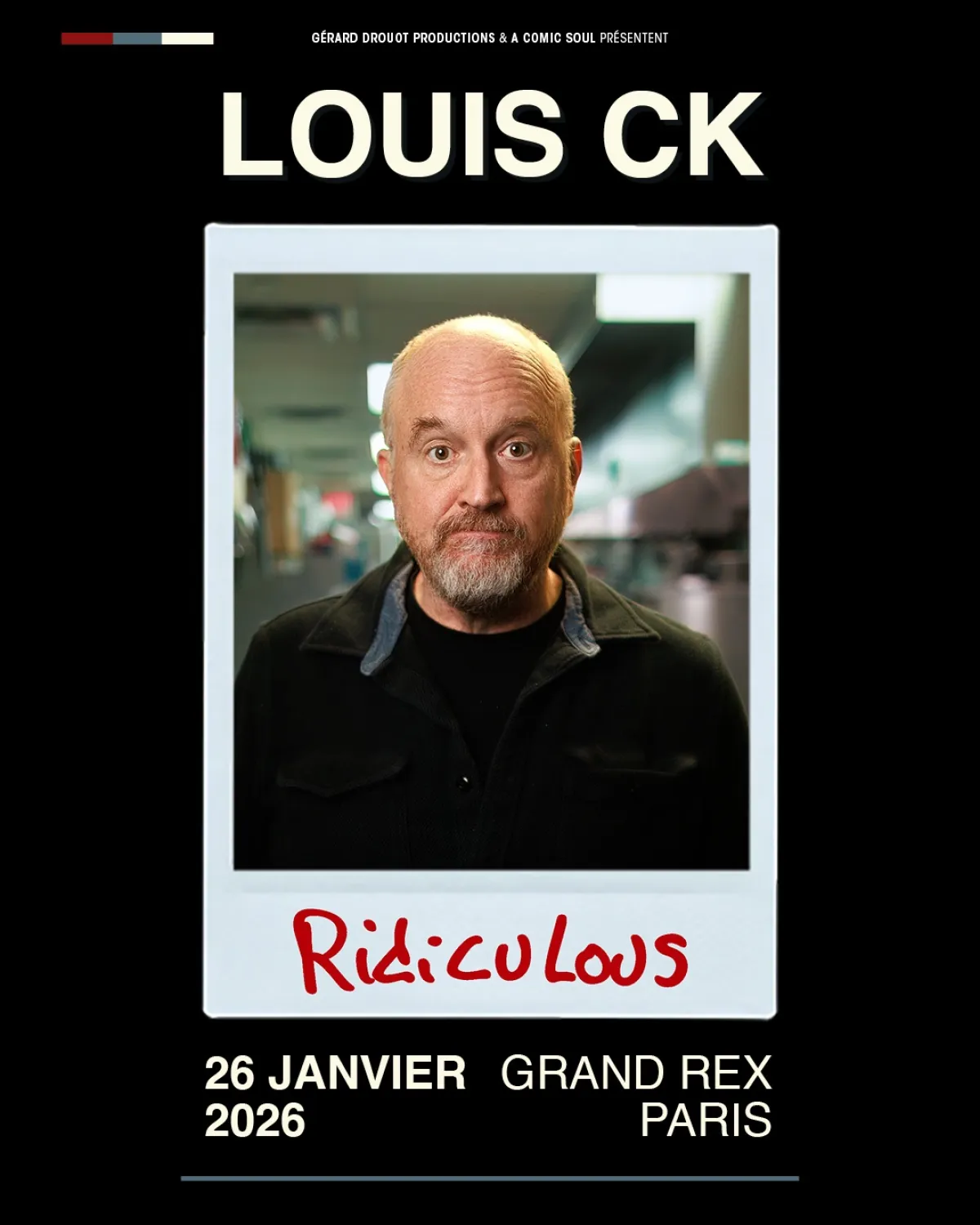 Billets Louis C.K. (Le Grand Rex - Paris)
