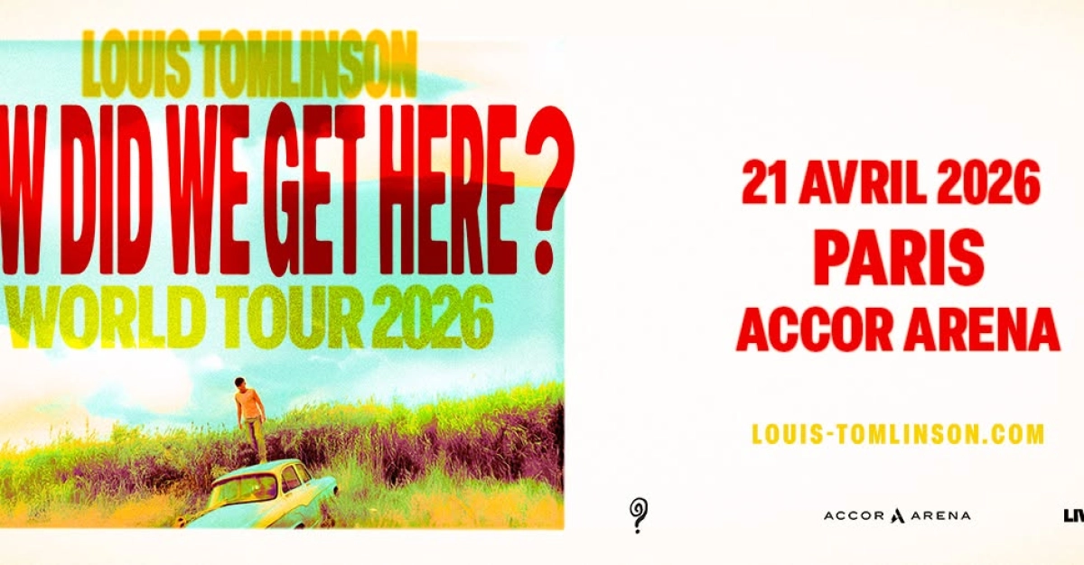 Billets Louis Tomlinson (Accor Arena - Paris)