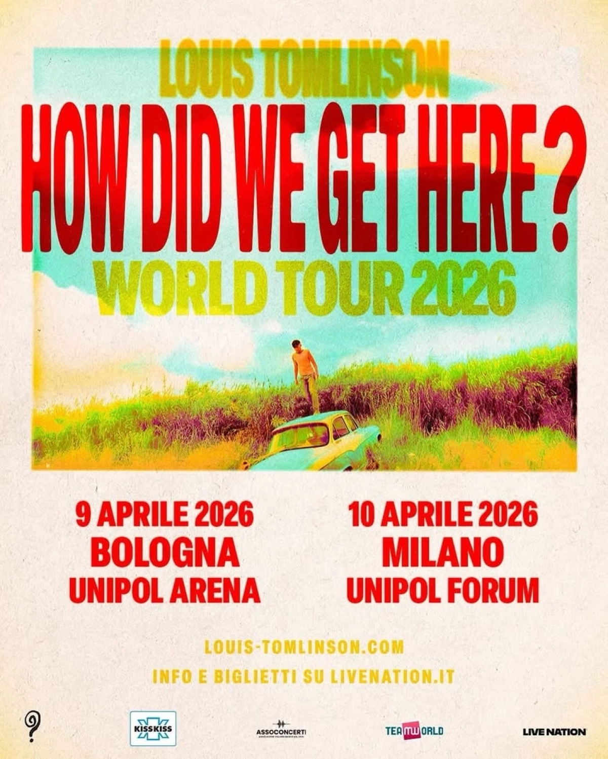 Billets Louis Tomlinson (Forum Milano - Milan)