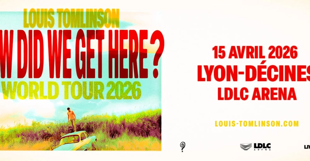 Billets Louis Tomlinson (LDLC Arena - Lyon)