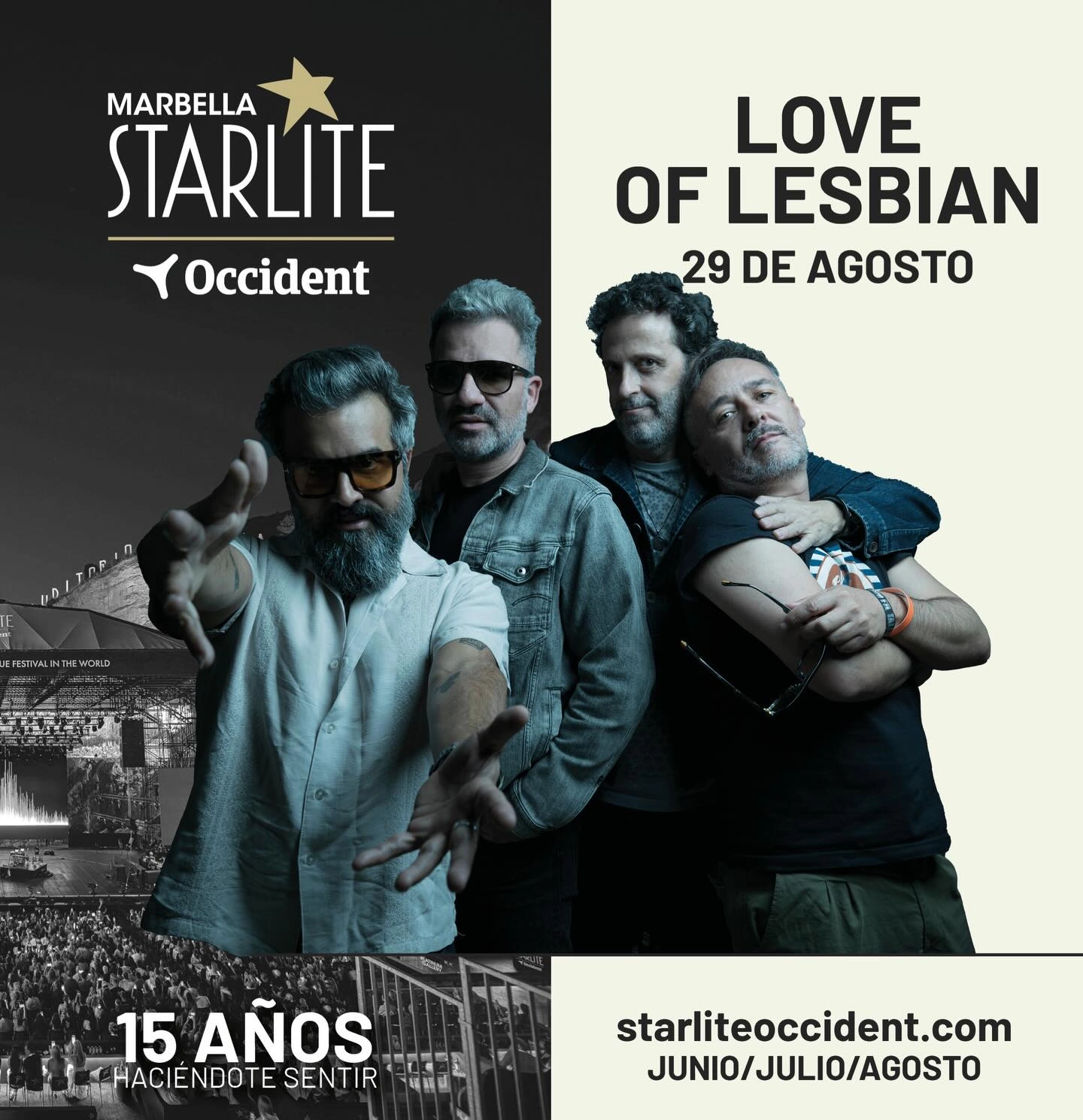 Love Of Lesbian at Starlite Marbella Tickets