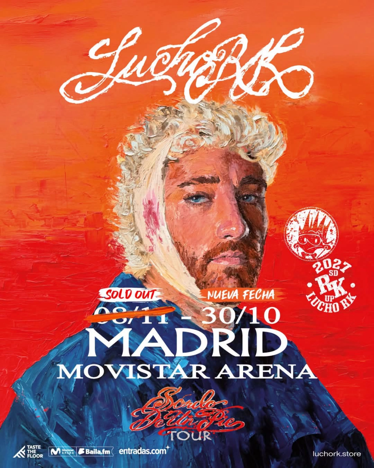 Lucho RK en Movistar Arena Madrid Tickets