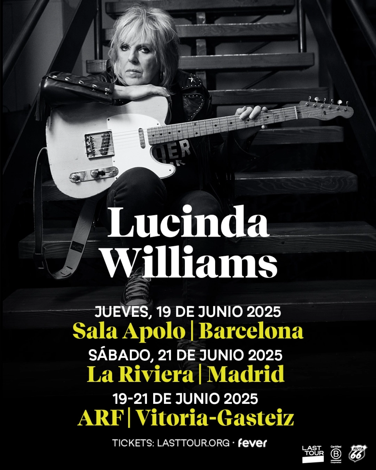 Billets Lucinda Williams (La Riviera - Madrid)