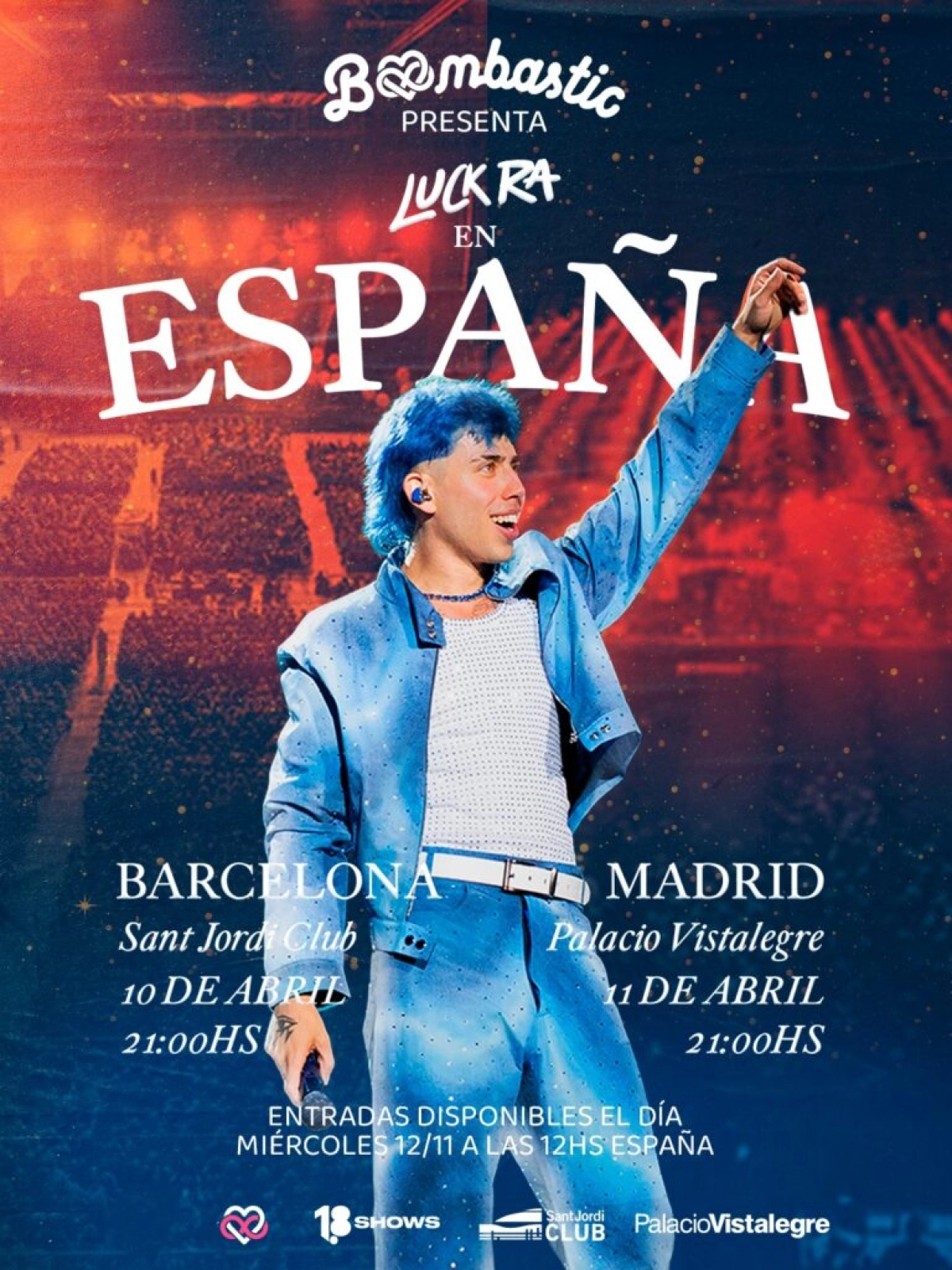 Billets Luck Ra (Palau Sant Jordi - Barcelone)