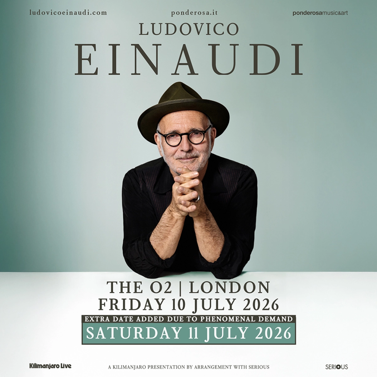 Ludovico Einaudi en The O2 Arena Tickets