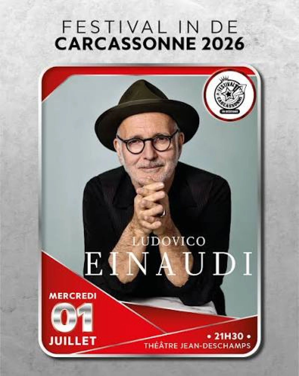 Ludovico Einaudi at Theatre Jean Deschamps Tickets