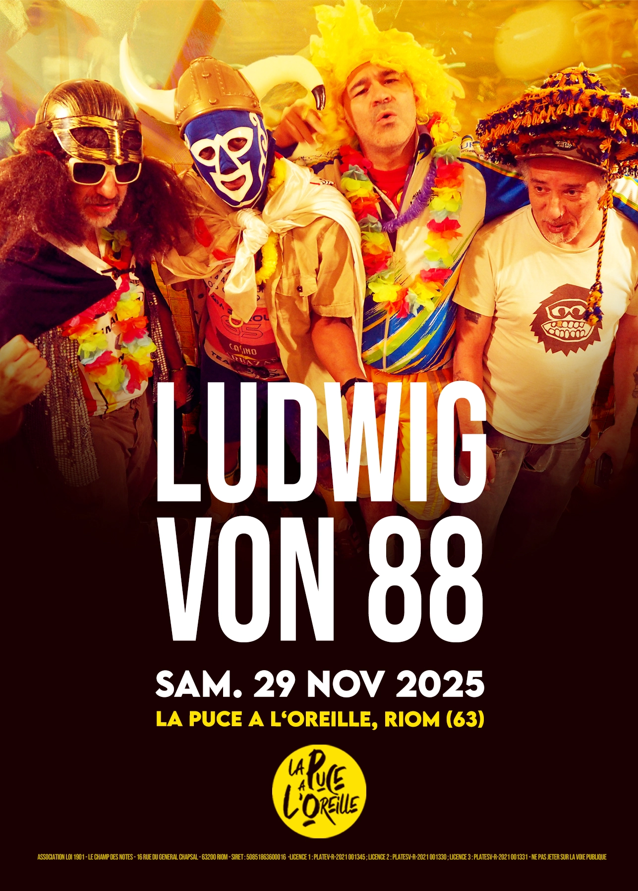 Billets Ludwig Von 88 (La Puce A L'oreille - Riom)