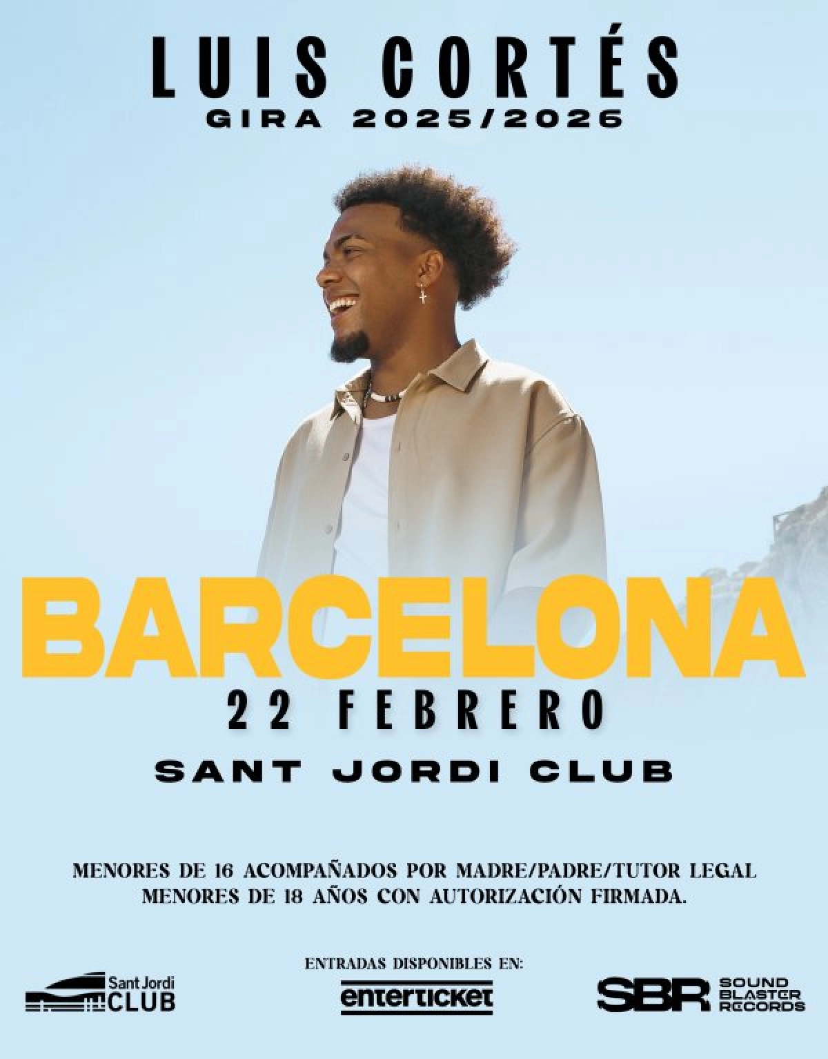 Billets Luis Cortés (Palau Sant Jordi - Barcelone)