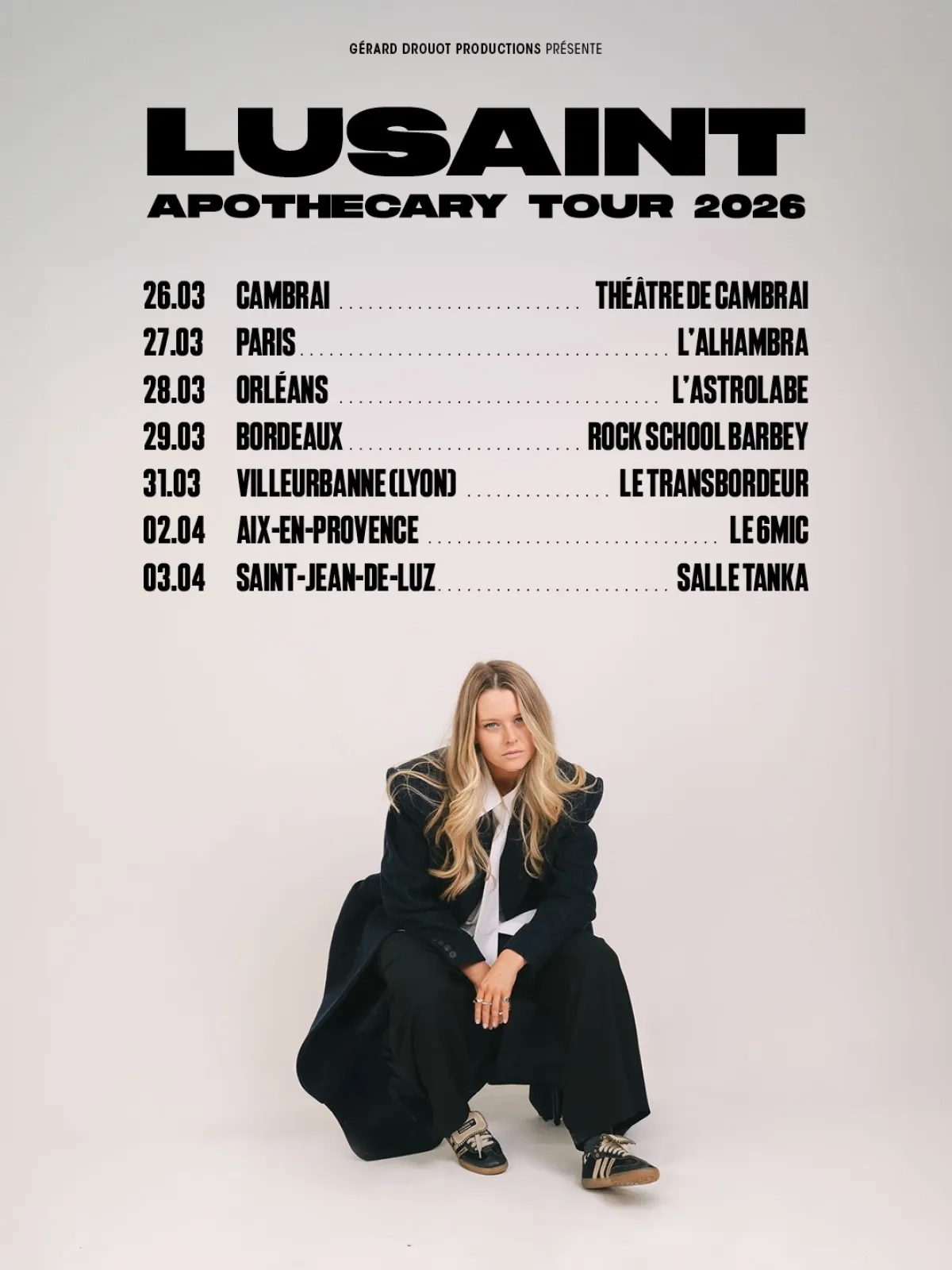 Billets Lusaint (Rock School Barbey - Bordeaux)