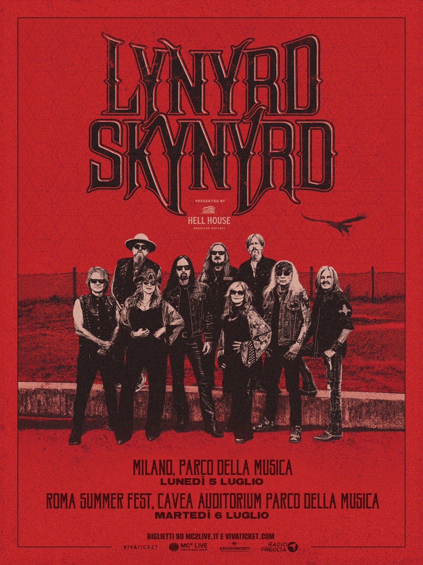 Lynyrd Skynyrd at Cavea Auditorium Parco della Musica Tickets