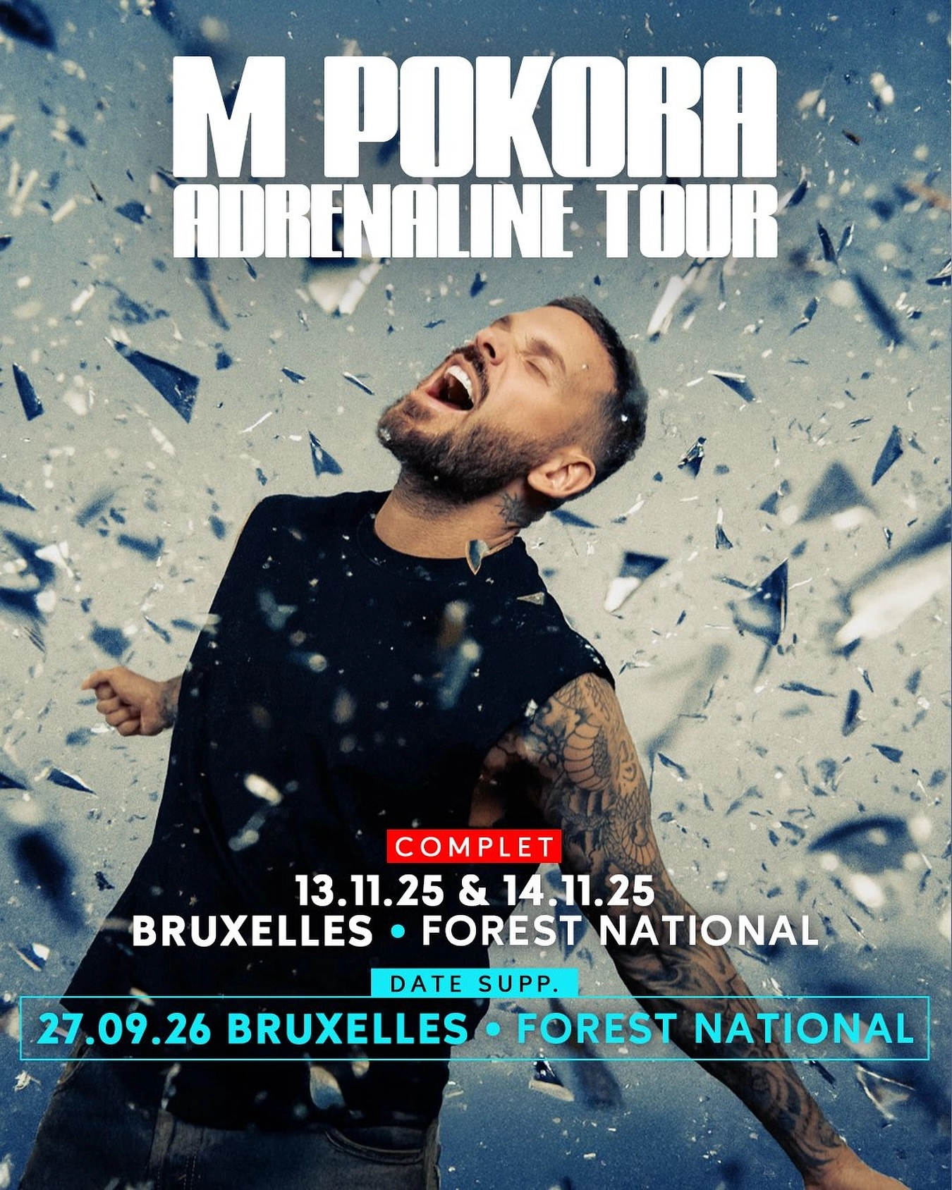 Billets M. Pokora (Forest National - Bruxelles)