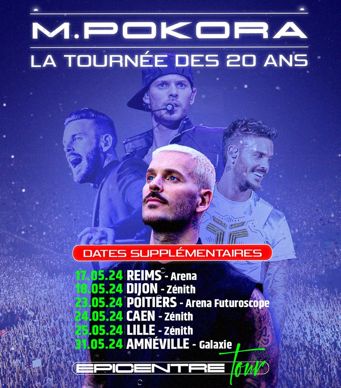 M. Pokora al Reims Arena Tickets