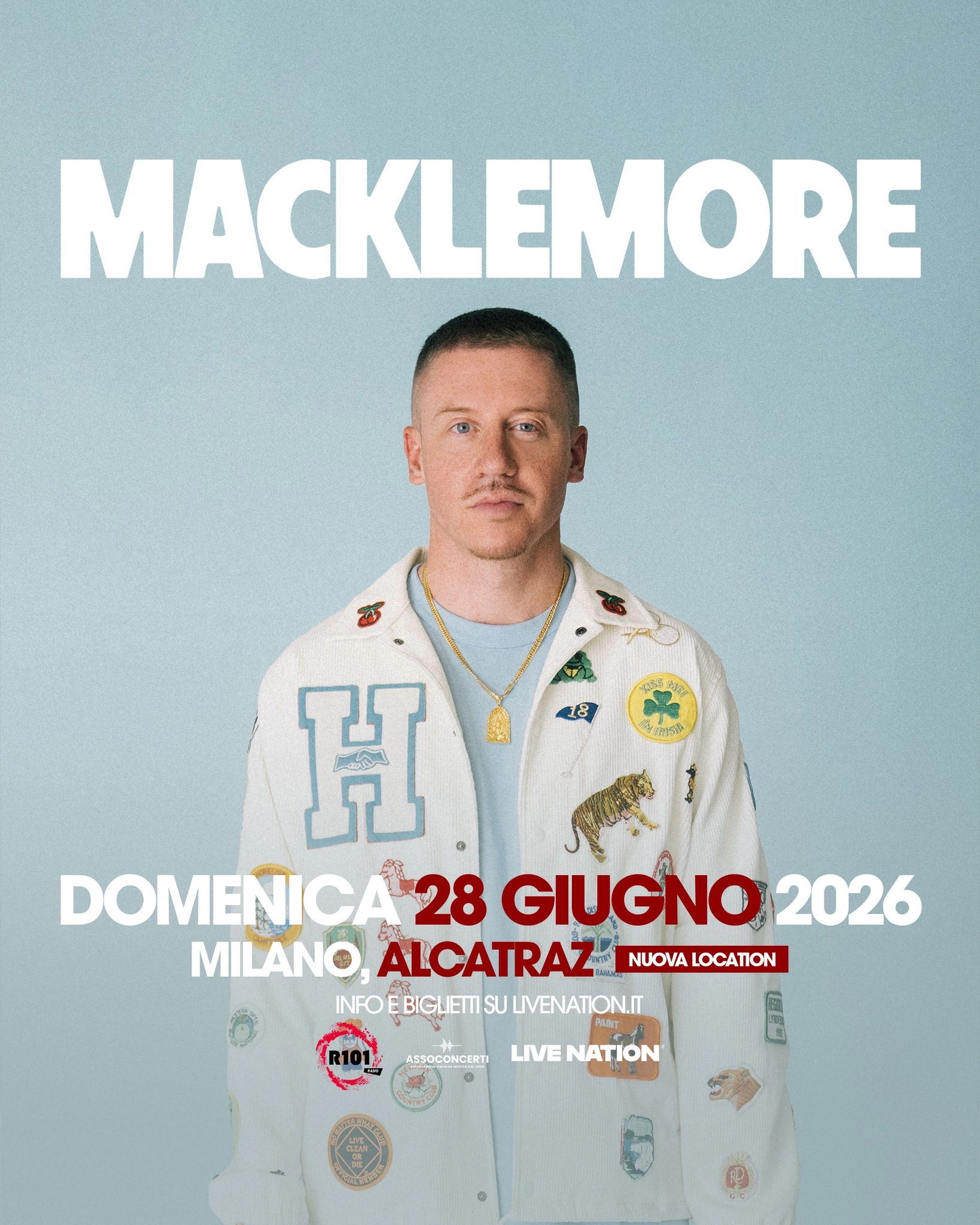 Macklemore al Alcatraz Milano Tickets
