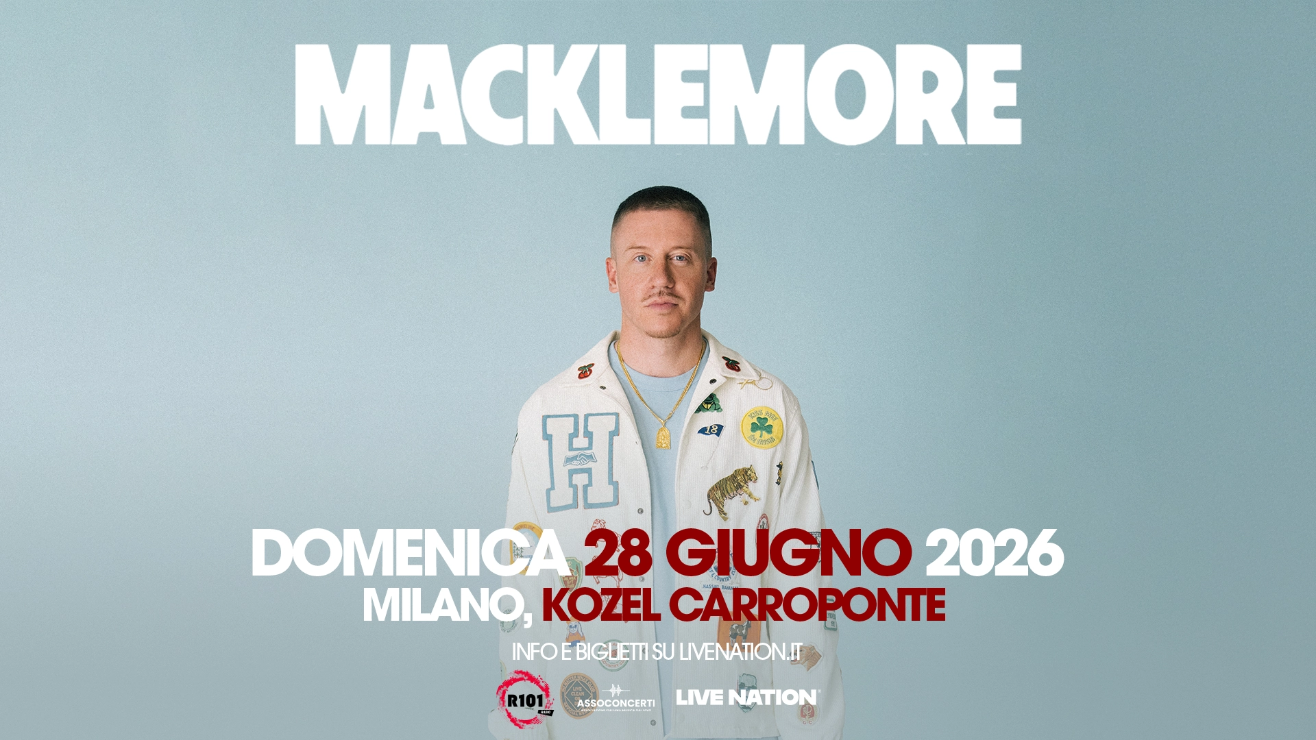 Macklemore at Carroponte Tickets