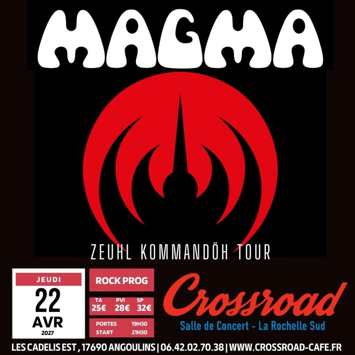 Magma en Crossroad Tickets