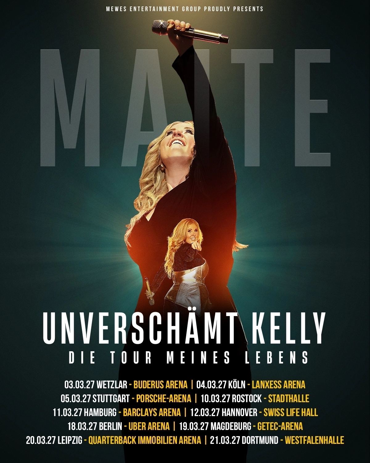 Maite Kelly in der Uber Arena Tickets