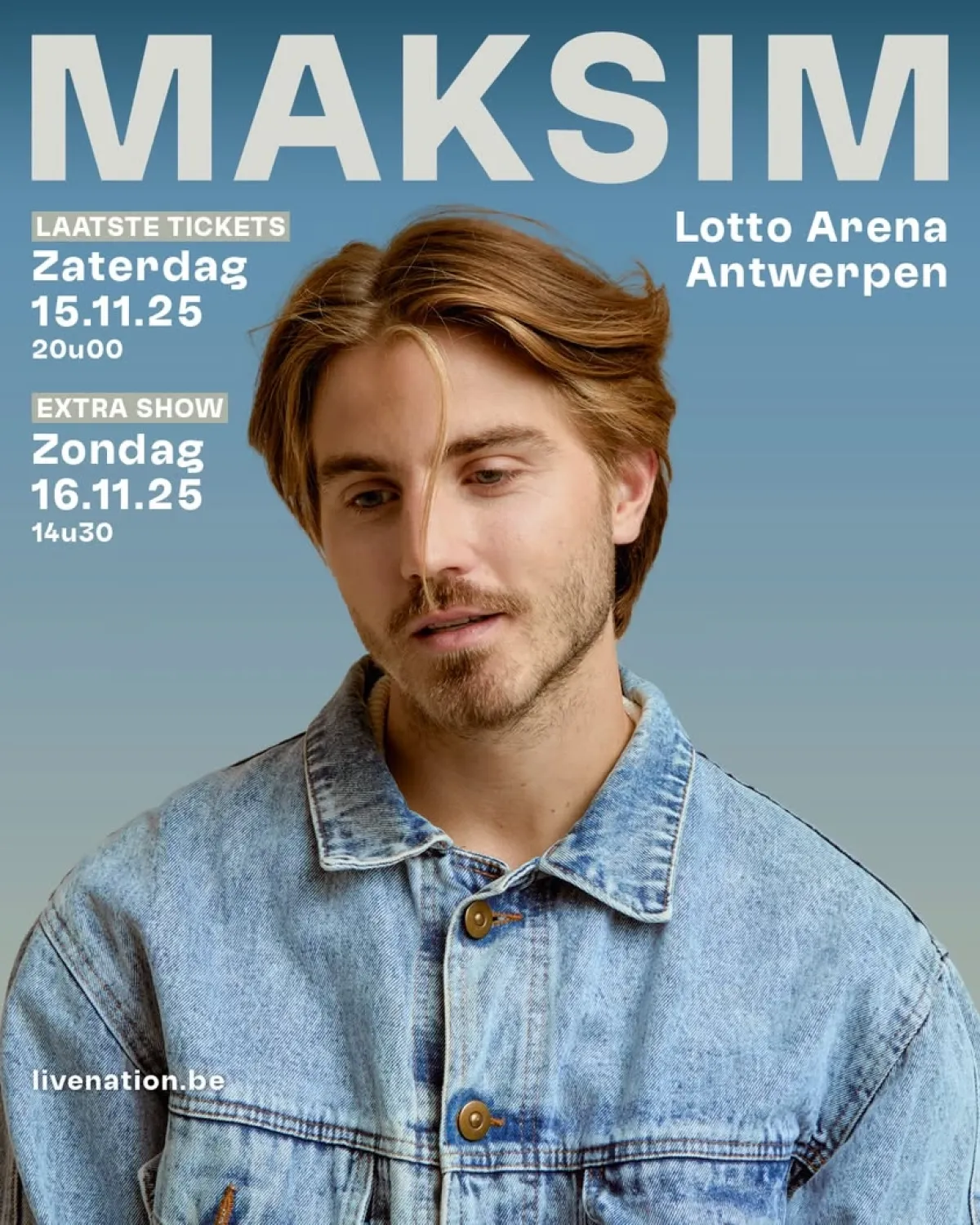 Maksim at Lotto Arena Tickets