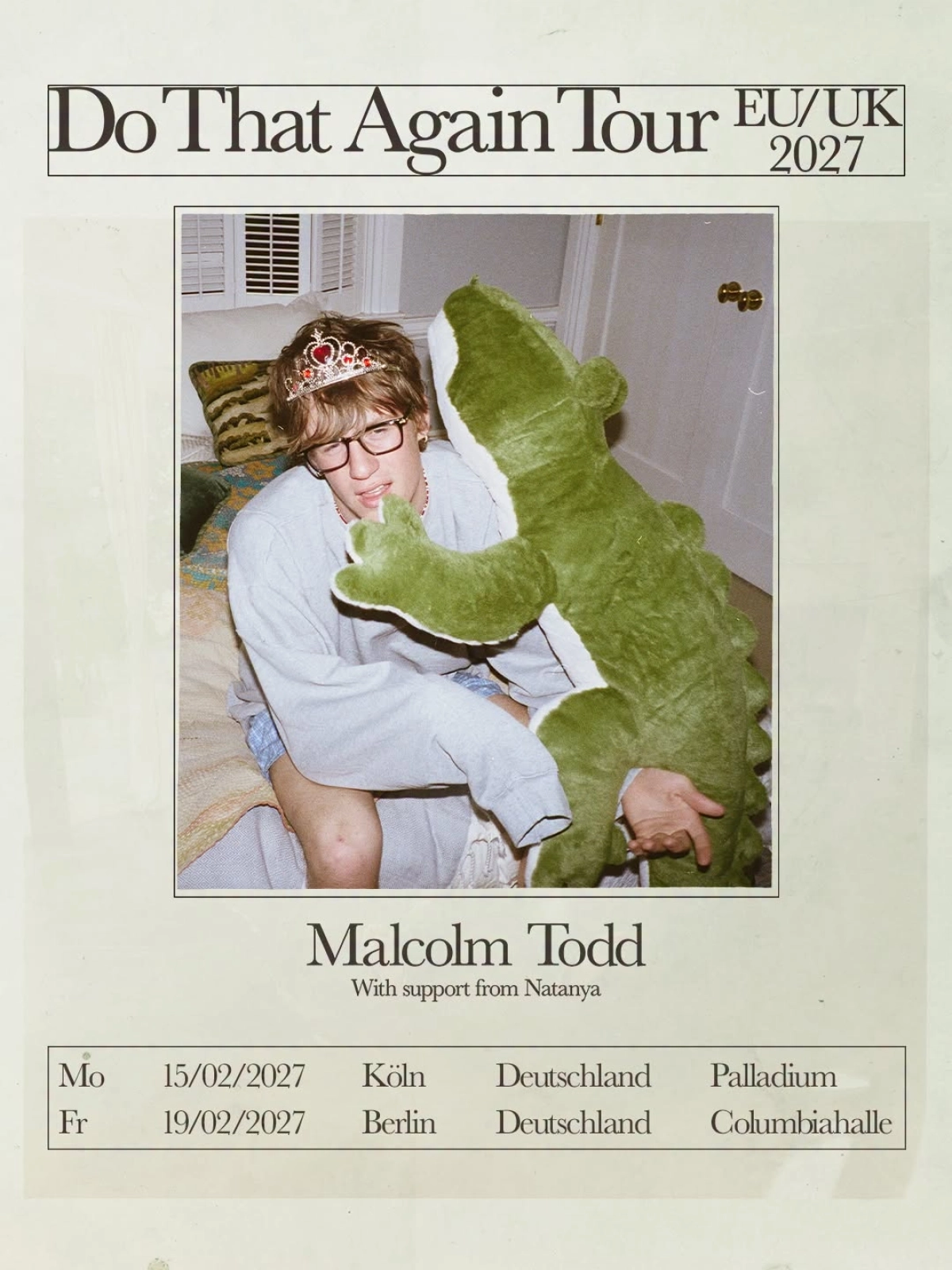 Billets Malcolm Todd (Palladium Koln - Cologne)
