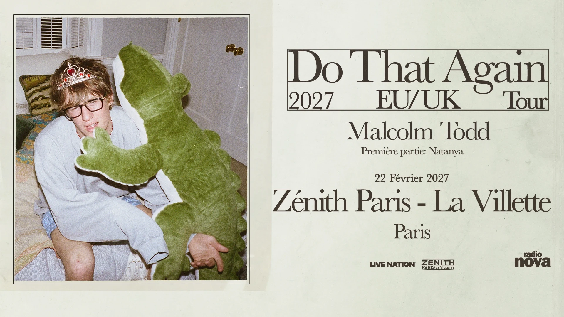 Billets Malcolm Todd (Zenith Paris - Paris)