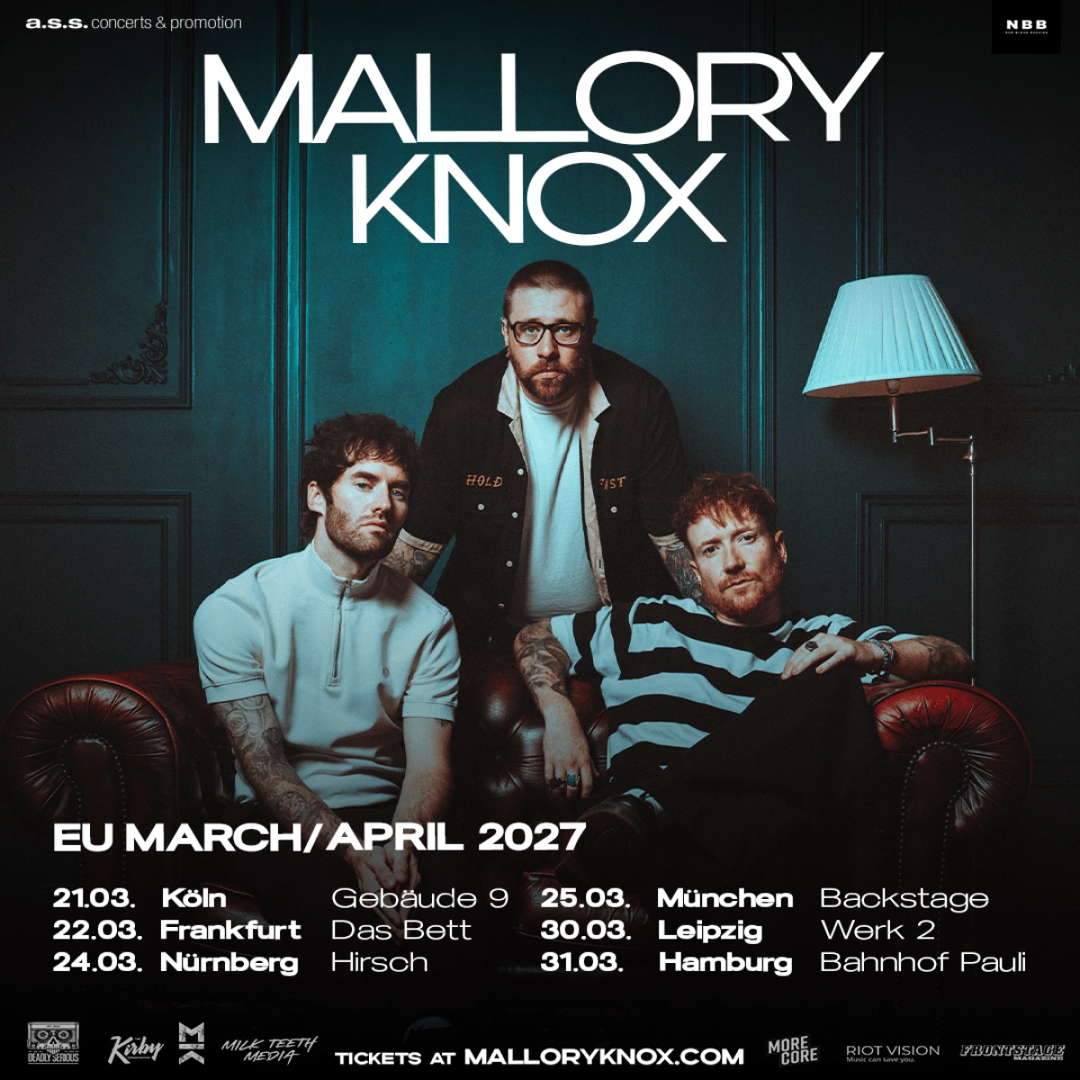 Mallory Knox at Das Bett Tickets
