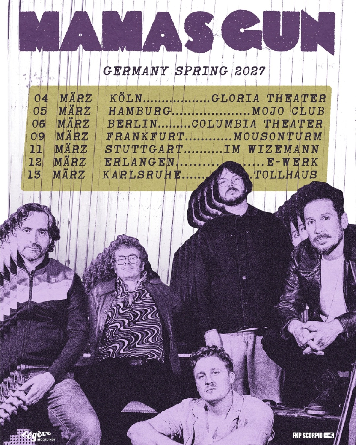 Billets Mamas Gun (E-werk Erlangen - Erlangen)