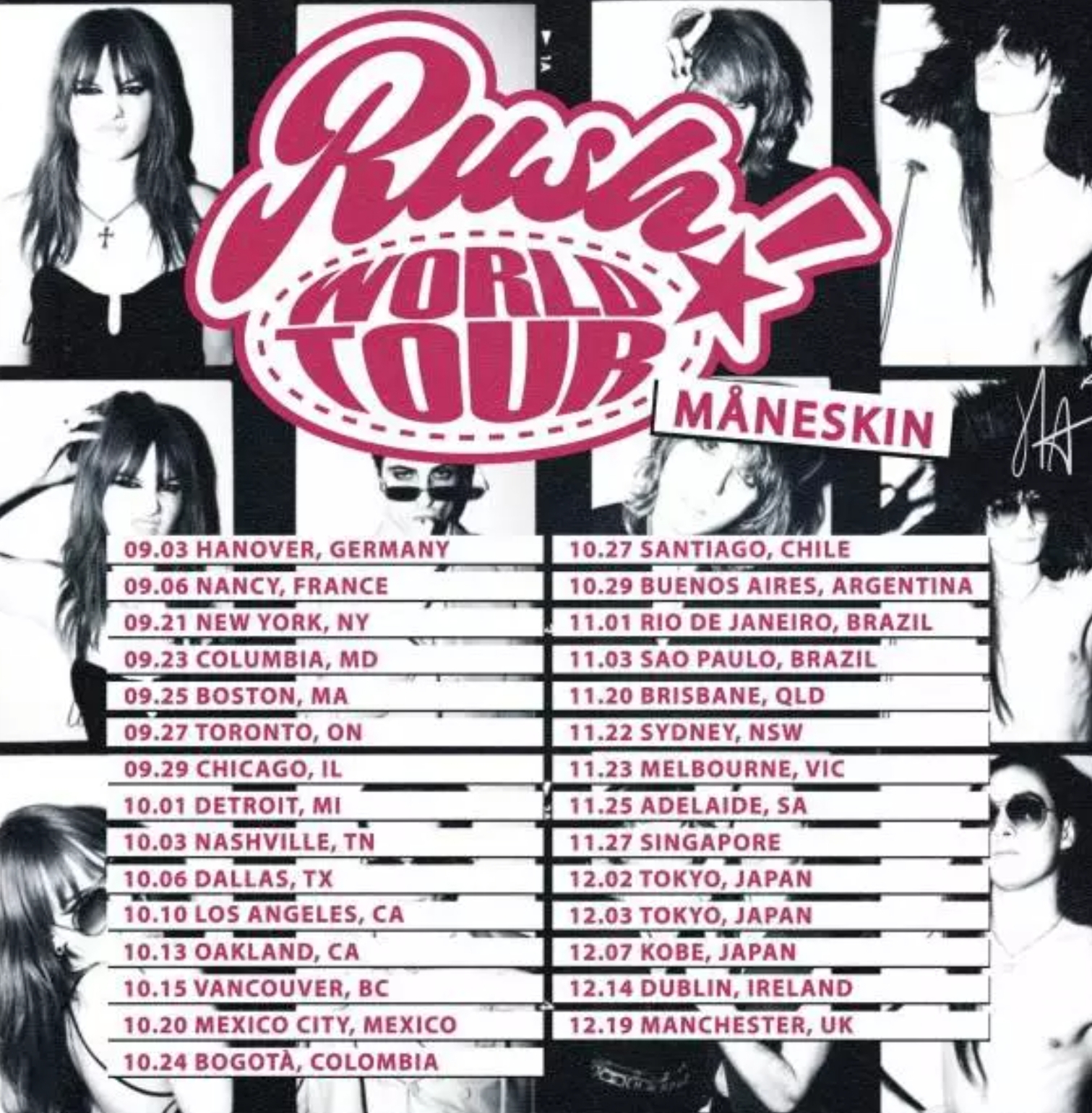 Billets Maneskin - Rush! World Tour (TD Garden - Boston)