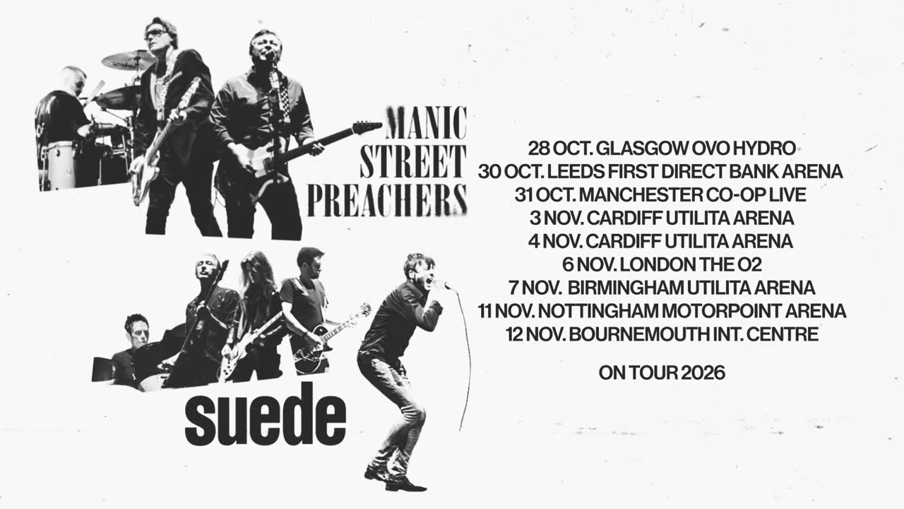 Manic Street Preachers - Suede at Utilita Arena Birmingham Tickets