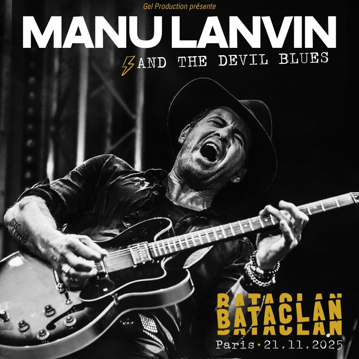 Manu Lanvin and The Devil Blues at Bataclan Tickets