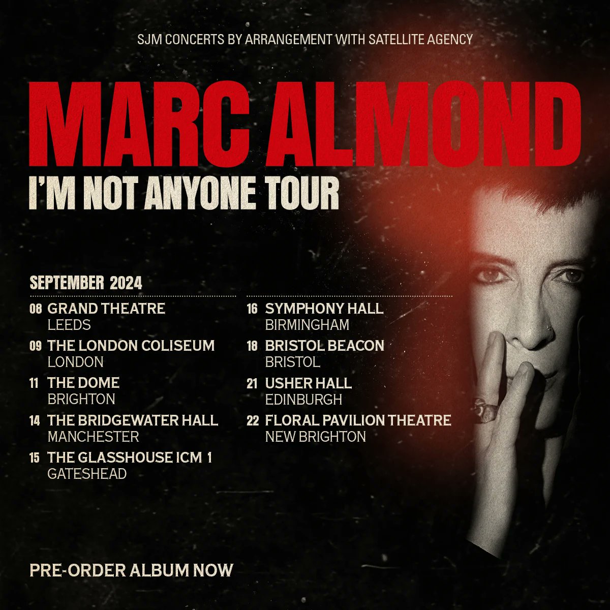 Marc Almond at Brighton Dome Tickets