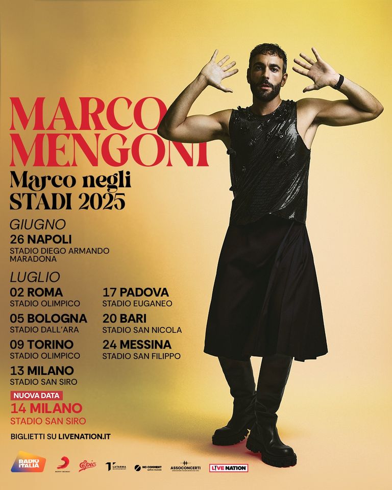 Marco Mengoni en San Siro Tickets