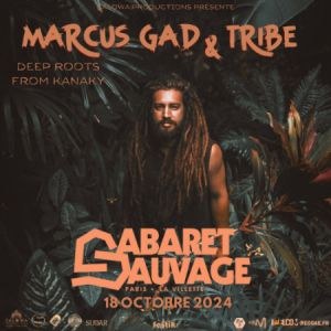 Billets Marcus Gad and Tribe (Cabaret Sauvage - Paris)