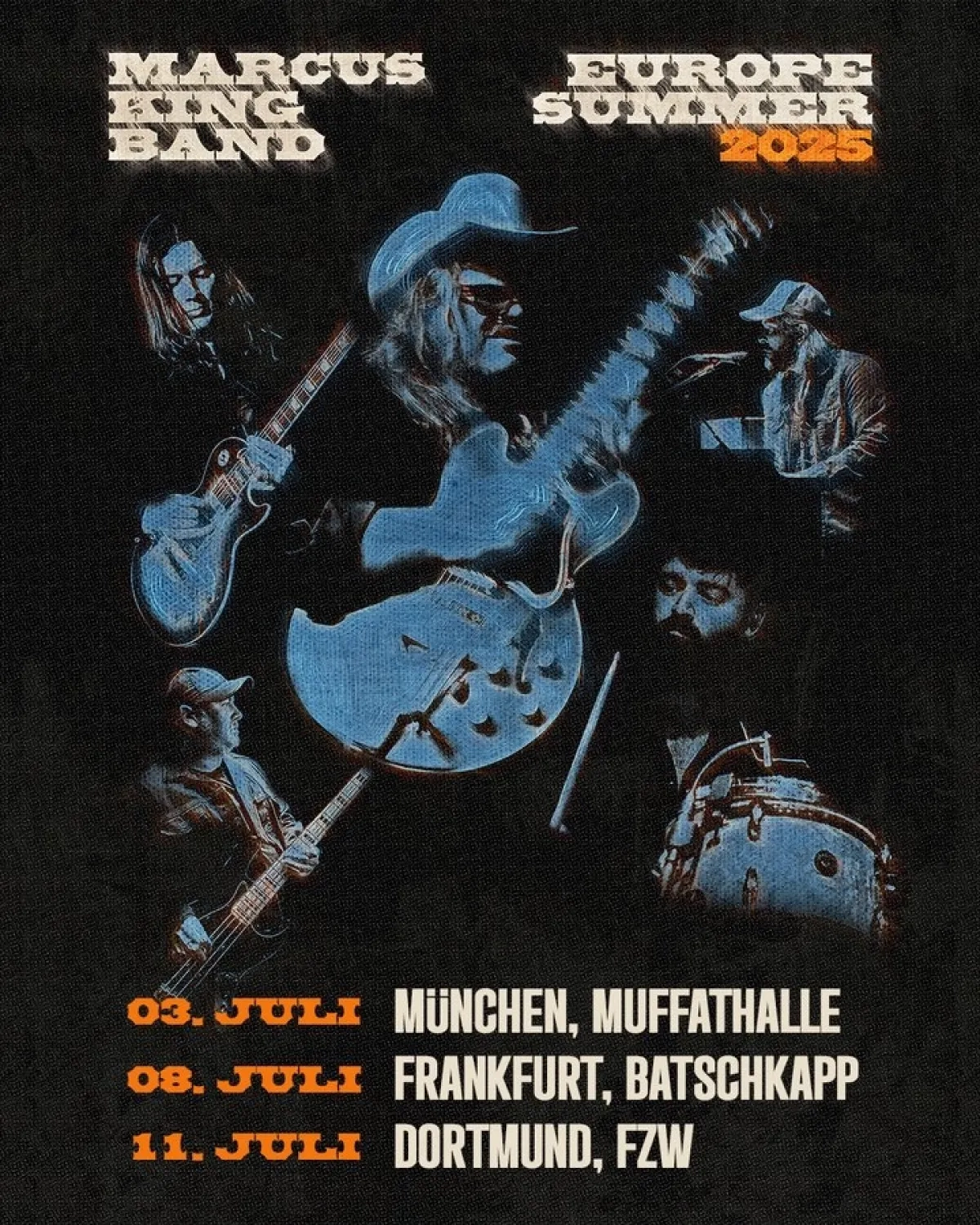 Billets Marcus King (Ampere Muffatwerk - Munich)