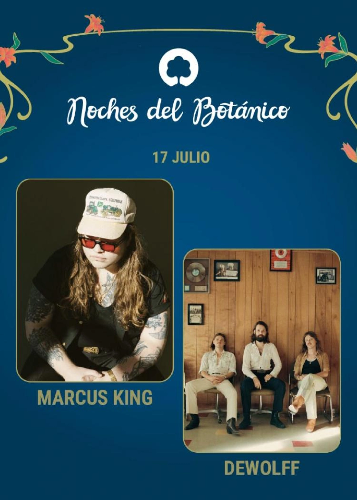 Billets Marcus King - Dewolff (Real Jardin Botanico - Madrid)