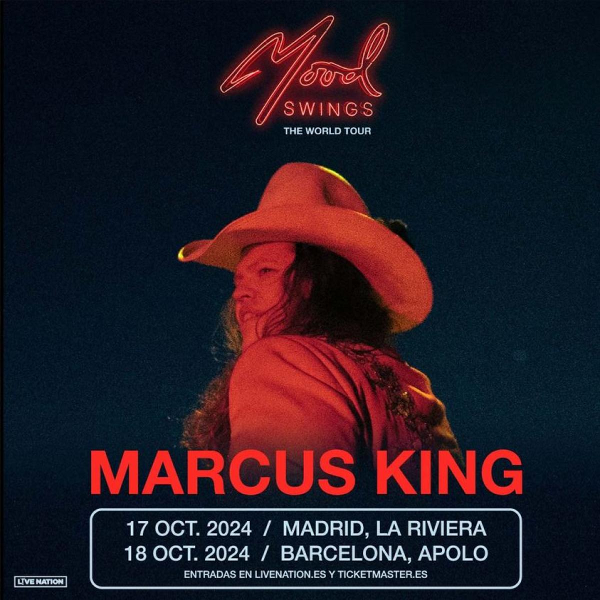 Billets Marcus King (Sala Apolo - Barcelone)