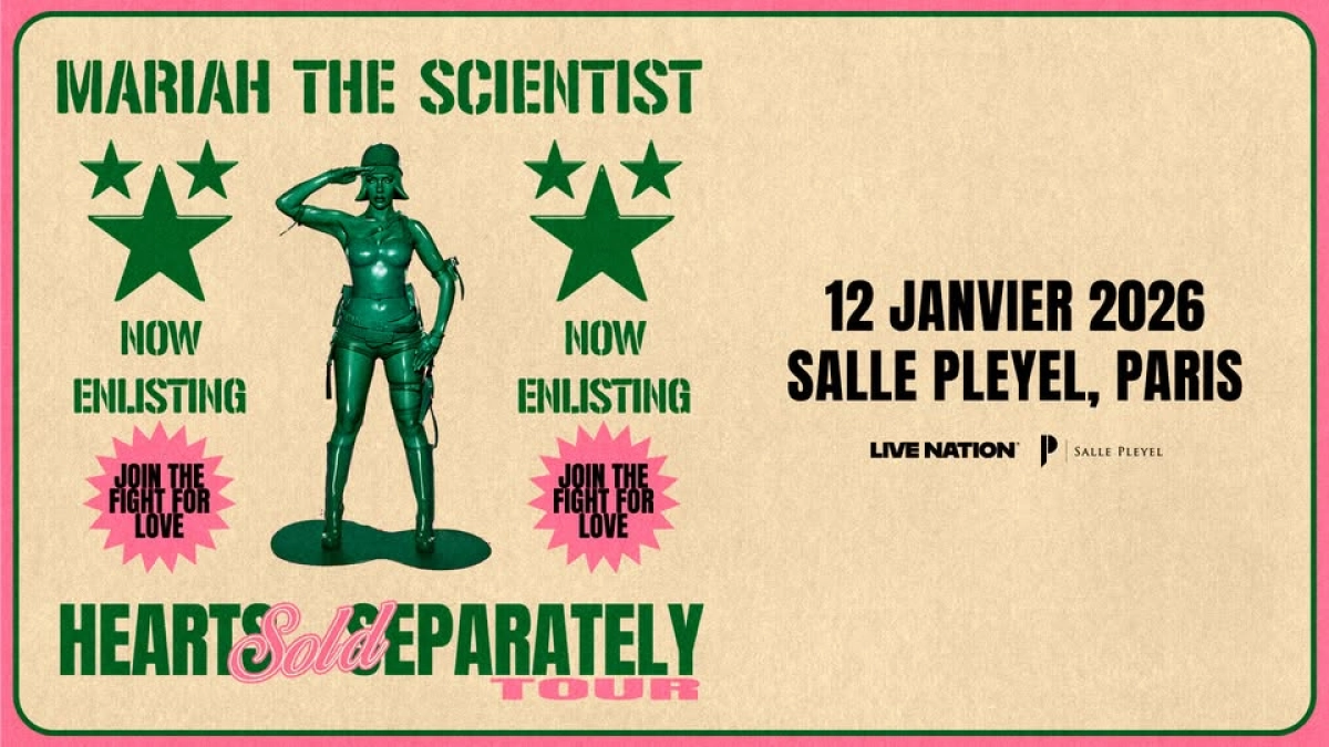 Billets Mariah The Scientist (Salle Pleyel - Paris)