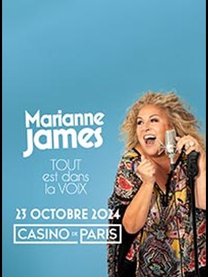 Billets Marianne James (Casino de Paris - Paris)