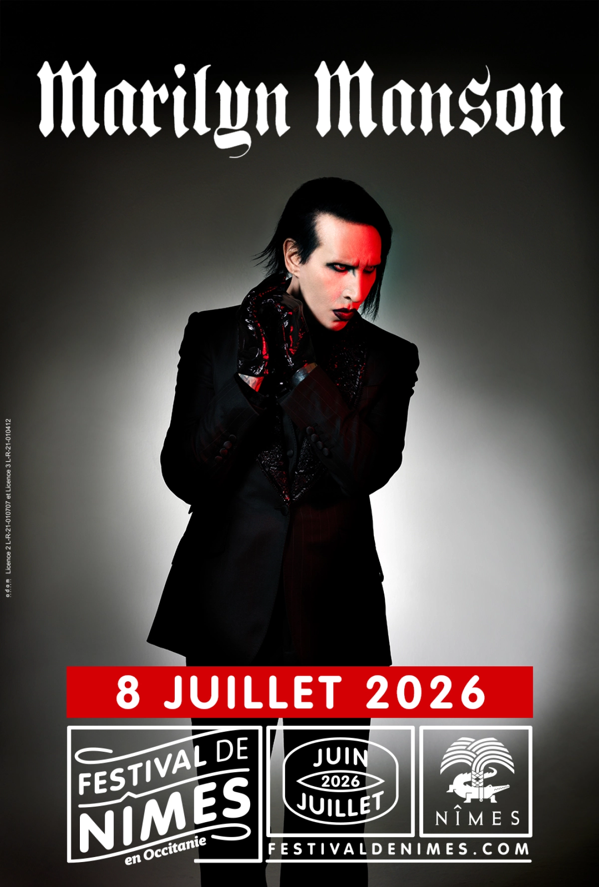 Billets Marilyn Manson (Arenes de Nimes - Nimes)