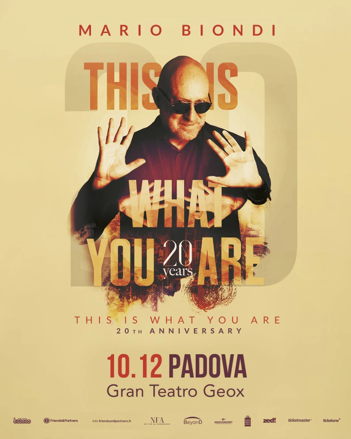 Mario Biondi at Gran Teatro Geox Tickets