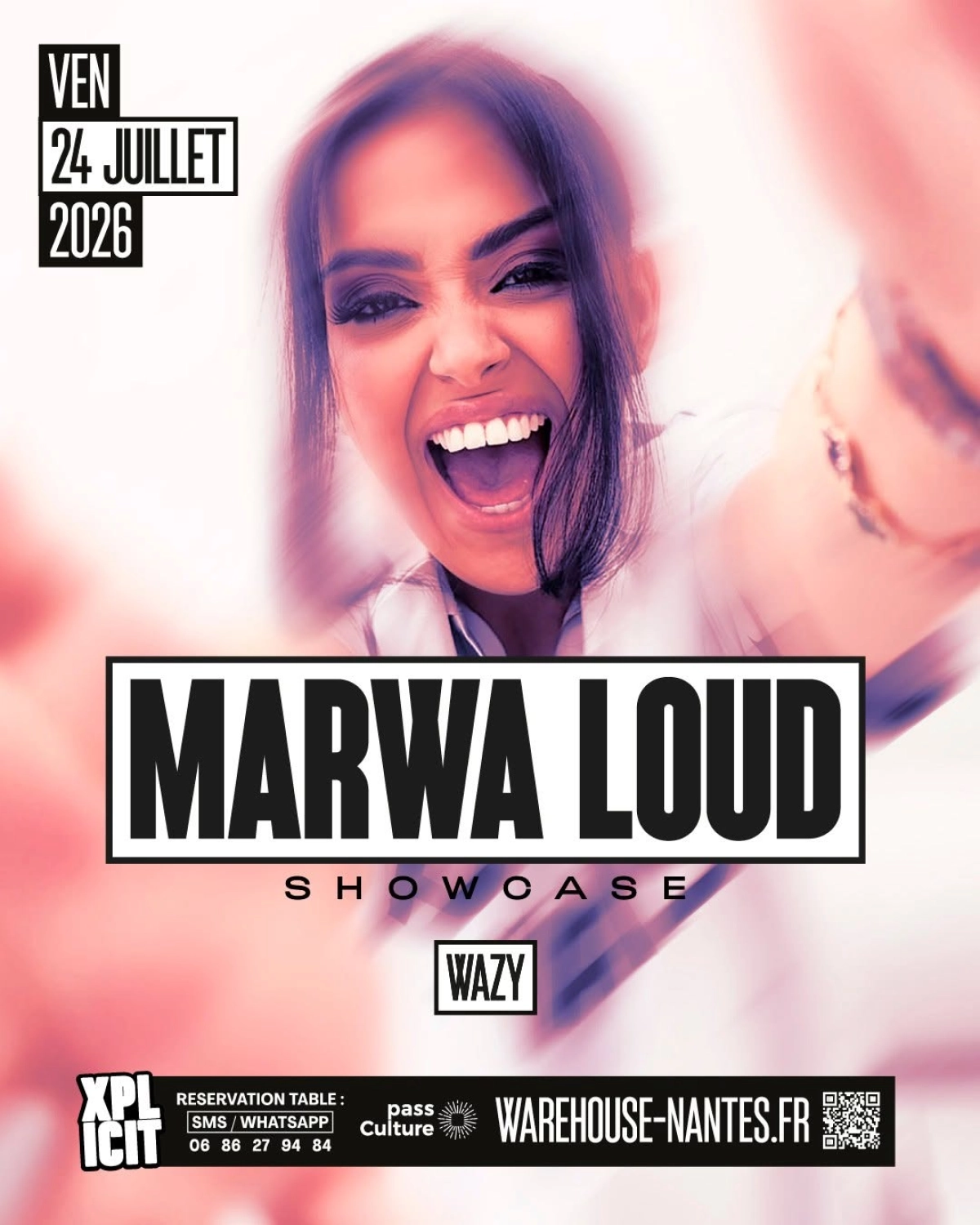 Billets Marwa Loud En Showcase (Warehouse Nantes - Nantes)
