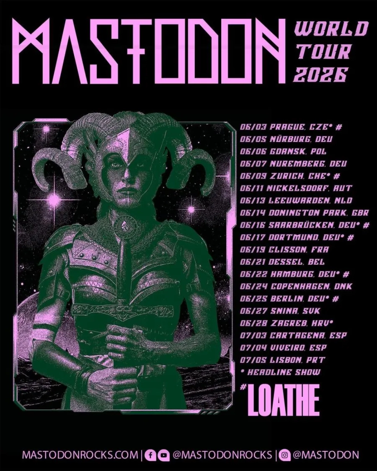 Billets Mastodon (Huxleys Neue Welt - Berlin)