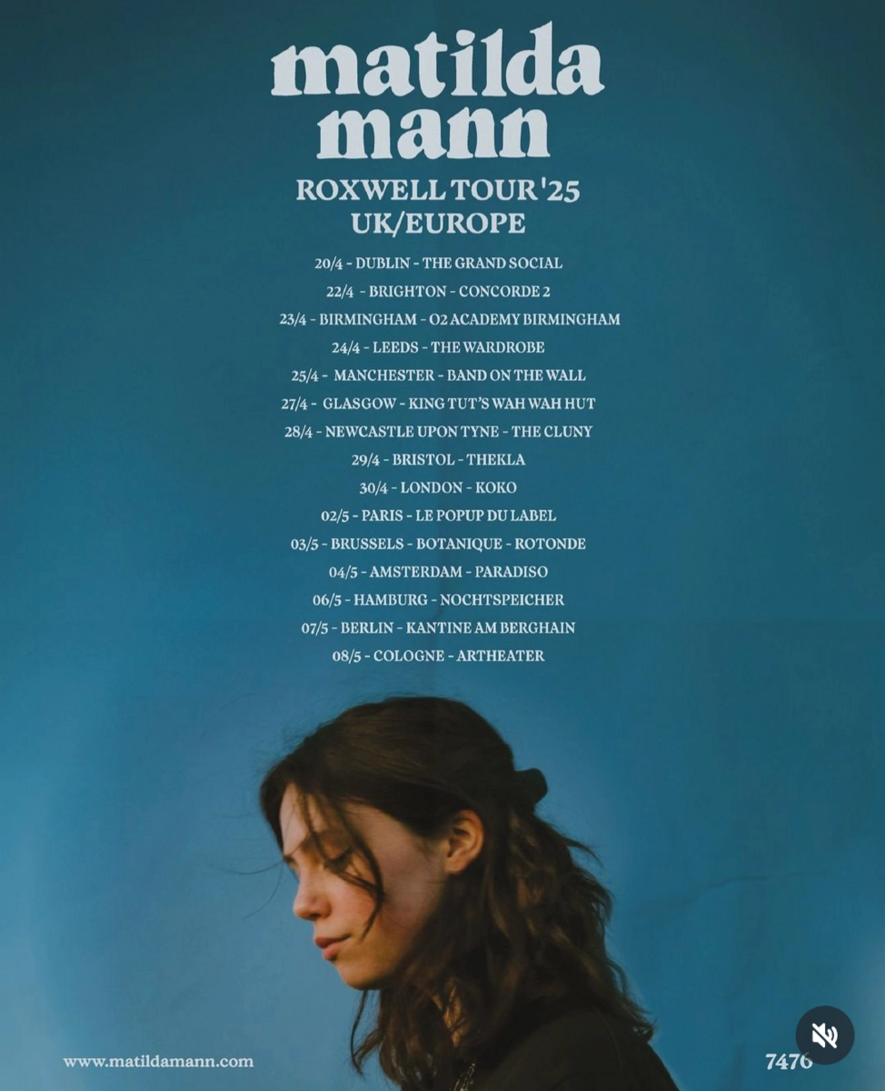 Billets Matilda Mann - Roxwell Tour´25 (Nochtspeicher - Hambourg)